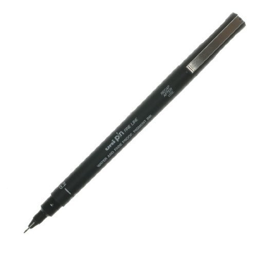Uni-ball-Pin-stylos de dessin 0.2 mm-Noir-Boîte de 12