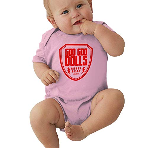 YBRB Goo Goo Dolls Body de bebé Camiseta de algodón de Manga Corta 0-24 Meses Unisex