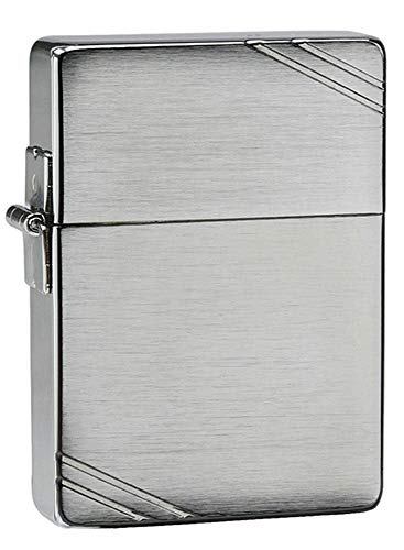 Zippo 1935 Replica Lighter Slashes - Mechero, Color Cromo Cepillado