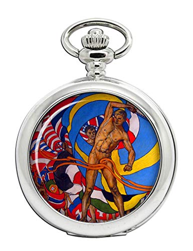 1912 Stockholm Olimpiadas Reloj Bolsillo Hunter Completo