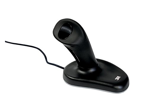 3M EM500GPL - Ratón óptico USB (3 Botones, con Cable), Color Negro