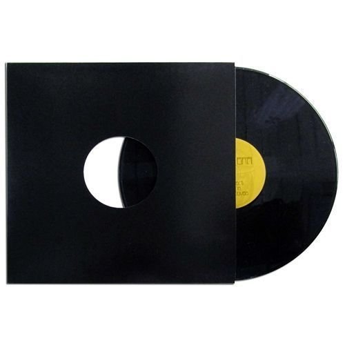 50 Fundas DE Carton Color Negro para Discos DE Vinilo LP - Marca Cuidatumusica - / Ref.2392