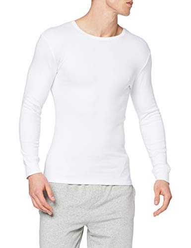 Abanderado Termal Algodón Invierno C/Redondo, Camiseta Térmica Para Hombre, (Blanco 001), XX-Large (Tamaño del Fabricante.Xxl/60)