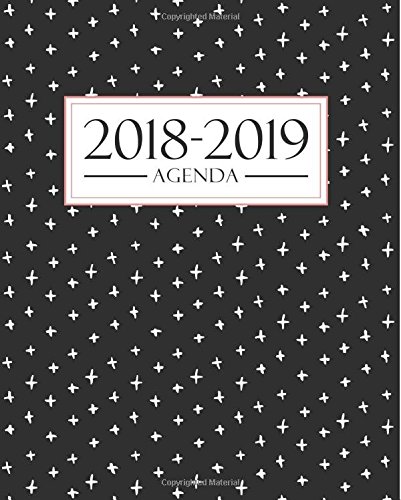 Agenda 2018-2019: 190 x 235 mm : Agenda 2018-2019 semana vista español : 160 g/m² : Agenda semanal 12 meses: Moderno estampado 3667