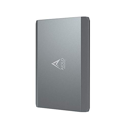AIOLO 500GB Disco Duro Externo portátil Aleación de Aluminio Tipo C HDD Almacenamiento Compatible para PC, Mac, computadora de Escritorio, computadora portátil, MacBook, Chromebook