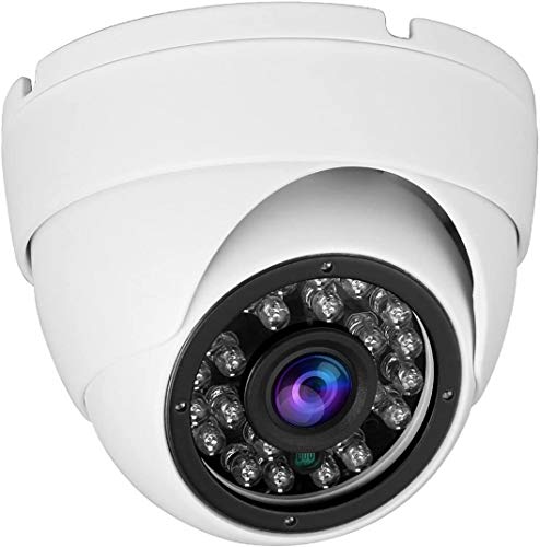 Anpviz cámaras en Domo 1080P HD TVI/CVI/AHD /4 in 1，cámara de CCTV,camaras de vigilancia， IP66 Waterproof Day/Night Vision Security Camera (Modo TVI predeterminado 1080P)