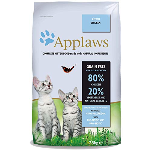Applaws Comida Seca para Gatos, 1 Unidad (1 x 7,5 kg)