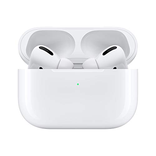 Apple AirPods Pro Adaptador e inversor de Corriente con estuche de carga inalámbrica, Blanco