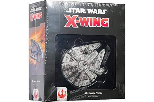 Asmodee- Star Wars X-Wing Milennium Falcon Expansión Juego de Mesa con magníficas miniaturas, Color 9962