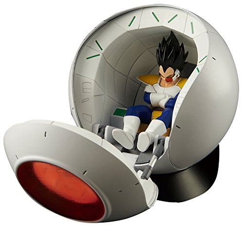Bandai Hobby- Saiyan Space Pod Model Kit Replica 25 cm Dragon Ball Z Figure-Rise Mechanics 83330P, Multicolor (BDHDB105268)