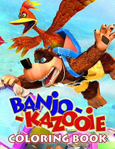Banjo-Kazooie Coloring Book: Great Gift For Fans Of Banjo-Kazooie To Relax And Relieve Stress With Lots Of Illustrations