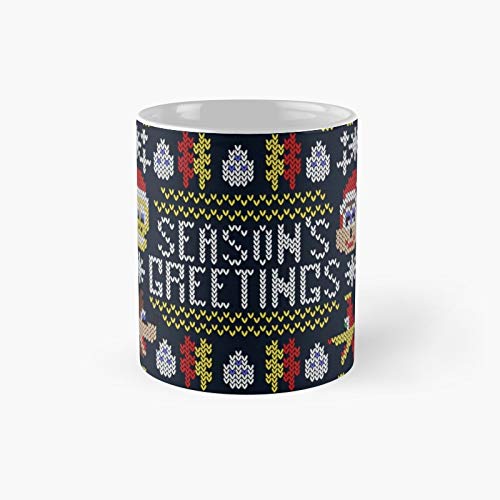Banjo-kazooie Knit Classic Mug A - Novelty Ceramic Cups Inspirational Holiday Gifts For Men & Women, Him Or Her, Mom, Dad, Sister, Brother, Coworkers, Bestie.