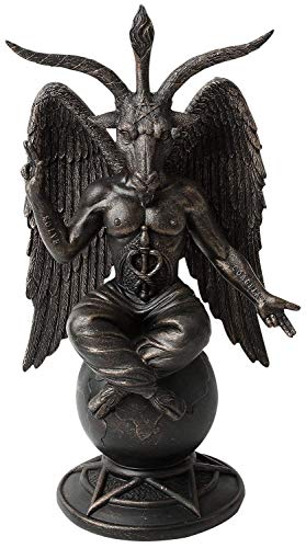 Baphomet Antiquity Figurine Satanic Demon Occult Goat of Mendes Statue Pagan Ornament