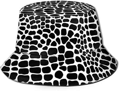 Bernice Winifred Sombreros de Cubo Transpirables con Parte Superior Plana Unisex Floral Grunge Patrón Sombrero de Cubo Sombrero de Pescador de Verano-Bosque de Pino Plano-Talla única