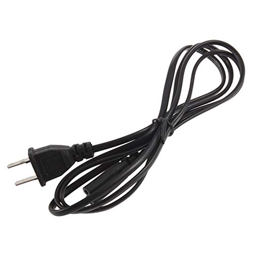 BianchiPatricia 5FT US Plug 2-Prong Port AC Power Adapter Cord Cable For VCR PS2 PS3 Slim