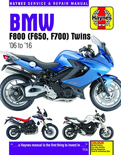 BMW F800 (F650, F700) Twins (06 - 16) Update: '06 to '16 (Haynes Service and Repair Manual)