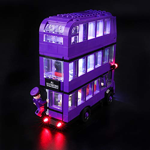 BRIKSMAX Kit de Iluminación Led para Lego Harry Potter Autobús Noctámbulo,Compatible con Ladrillos de Construcción Lego Modelo 75957, Juego de Legos no Incluido