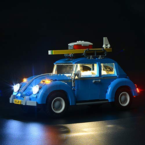 BRIKSMAX Kit de Iluminación Led para Volkswagen Beetle-Compatible con Ladrillos de Construcción Lego Modelo 10252 -Juego de Legos no Incluido