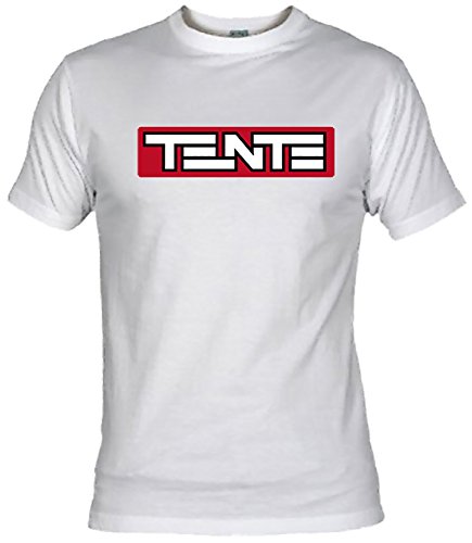 Camiseta Tente Adulto/niño EGB ochenteras 80´s Retro (XL, Blanco)