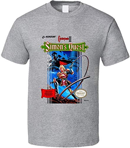 Castlevania 2 Simon'S Quest NES Box Art T Shirt,X-Large