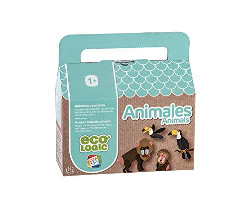 Cefa Toys- Eco Logic Animales Juego de Fichas, Multicolor (21674)