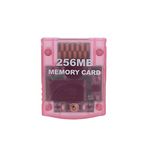 Childhood Clear Pink 256M tarjeta de memoria para Nintendo Wii NGC Gamecube consola