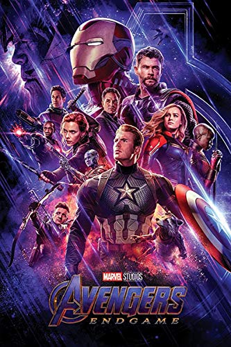 Close Up Póster Marvel Avengers: Endgame - Personajes [One Sheet] (61cm x 91,5cm) + 1 póster Sorpresa de Regalo