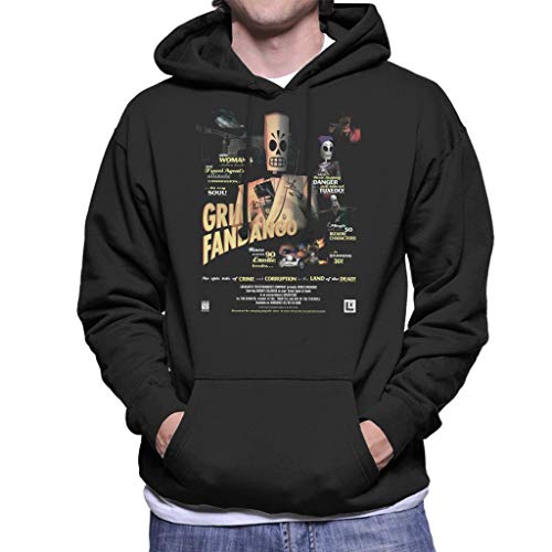 Cloud City 7 Grim Fandango Cover Men's Hooded Sweatshirt