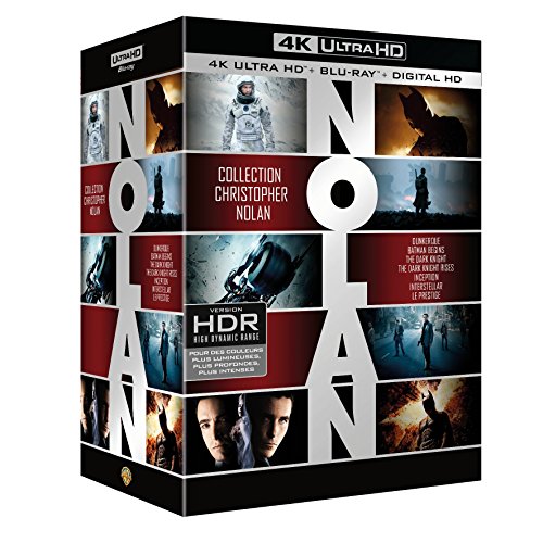 Collection Christopher Nolan : Dunkerque + The Dark Night Trilogy + Inception + Interstellar + Le Prestige [Francia] [Blu-ray]