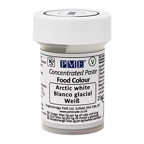 Colorante Alimenticio PME Blanco Ártico 25 g
