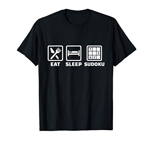 Comer sudoku para dormir Camiseta