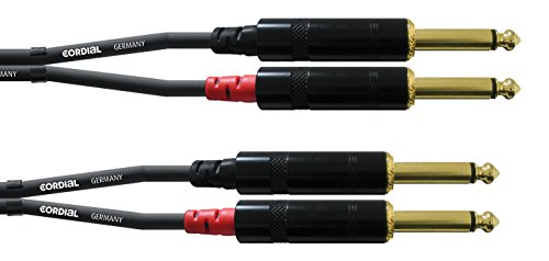 Cordial CFU 1,5 PP Cable Doble Mono Jack/Jack Mono 1 - Tamaño: 5 m Fairline