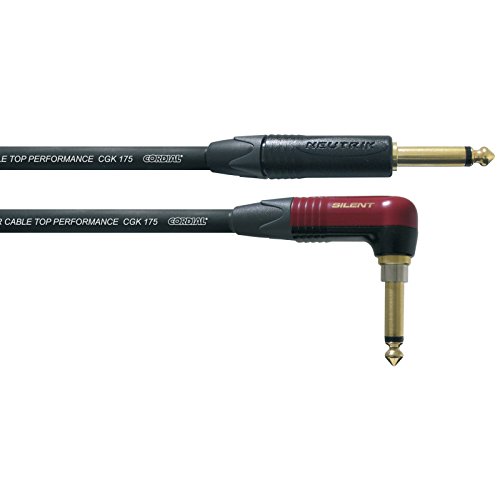 Cordial CSI 3 RP-SILENT 3m 6.35mm 6.35mm Negro cable de audio - Cables de audio (6.35mm, Macho, 6.35mm, Macho, 3 m, Negro)