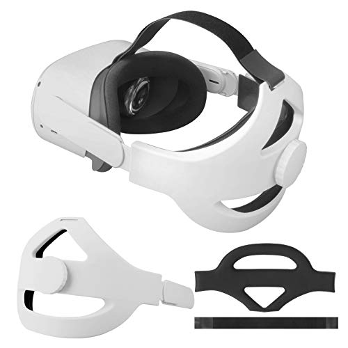 Correa para la Cabeza para Auriculares Oculus Quest 2 Venda Reemplazo de Venda para la Correa Elite para Oculus Quest 2 Reducir la Presión de la Cabeza Toque Cómodo Accesorios VR de Oculus Quest 2