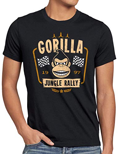CottonCloud Jungle Rallye Camiseta para Hombre T-Shirt Kart n64 Switch, Talla:5XL