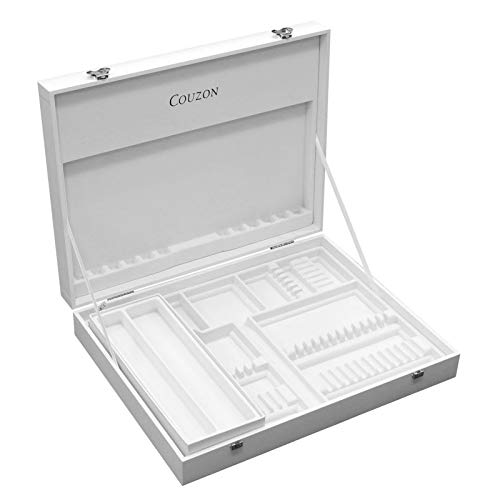 Couzon P2CS605101 - Caja de almacenamiento de cubiertos (madera, 51 piezas)
