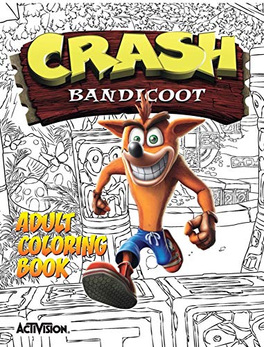 Crash Bandicoot: Adult Coloring Book