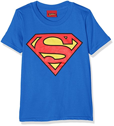 DC Comic Superman Logo, Camiseta para Niños, Azul (Royal Blue), 11-12 años (Talla del fabricante: 2XL)