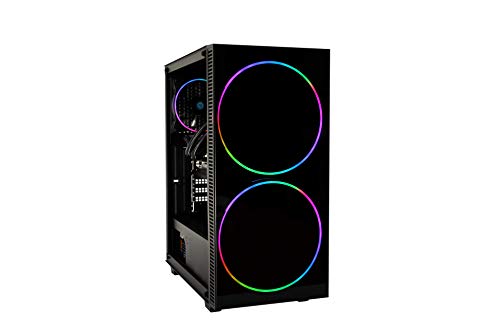 DeepGaming Antrax-L V2 - Ordenador Gaming de sobremesa (Intel Core i5-9400F, 16GB RAM, 240GB SSD + 1TB HDD, Nvidia GTX1650 4GB GDDR5, Sin Sistema Operativo) Color Negro