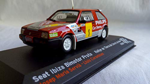Desconocido 1/43 Seat Ibiza BIMOTOR Proto Rally Tierra DE Lloret DE MAR, 1988 J.M.SERVIA-LL.COROMINAS