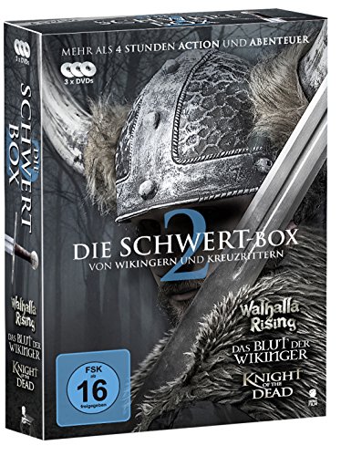 Die große Schwert-Box 2 - 3 spannende Ritter-Sagen in einer Box (Walhalla Rising, Das Blut der Wikinger, Knight of the Dead) [3 DVDs] [Reino Unido]