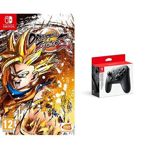 Dragon Ball FighterZ & Nintendo Switch - Mando Pro Controller, Con Cable USB