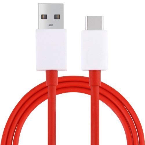 DUX DUCIS Cable para OnePlus 7T / 7T Pro / 7/7 Pro / 6T / 6 / 5T / 5 / 3T / 3, Dash Tipo C USB Cable De Datos Cable De Carga (5V/4A) (Rojo)