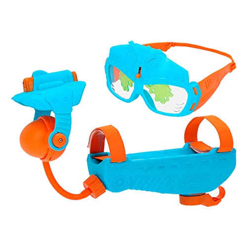 Eolo - Aqua Gear Playset lanzador y gafas en color azul y naranja (ColorBaby 43651)