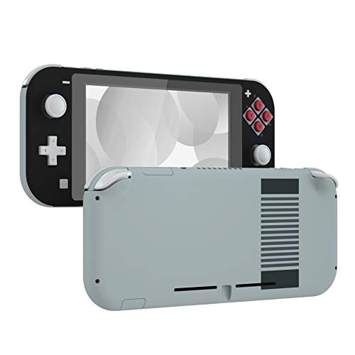 eXtremeRate Carcasa para Nintendo Switch Lite Protector Completo de NSL Mando Portátil Funda Personalizada Cubierta Suave al Tacto Case Shell con Protector de Pantalla para Switch Lite(Clásico NES)