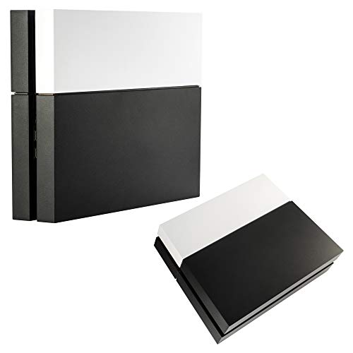 eXtremeRate Funda Externa Carcasa Exterior Cubierta reemplazable Tapa Intercambiable Mate para la Consola del Playstation 4 PS4 Original Blanco