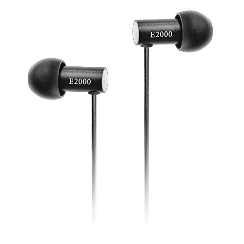 final E2000 - Auriculares in-Ear compactos, Aluminio, Negro