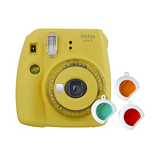 Fujifilm Instax Mini 9 - Cámara instantanea, solo cámara, Amarillo