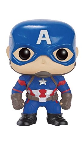 Funko - POP! Bobble Colección Marvel - Figura Capitán América (7223)