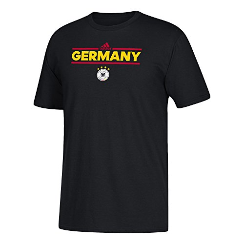 Germany Soccer adidas Dassler Local Black T-shirt Medium
